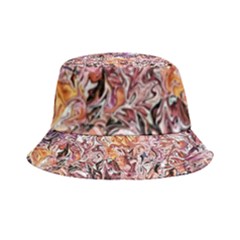 Abstract Waves Inside Out Bucket Hat by kaleidomarblingart