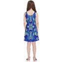 Oilpainting Blue Flowers In The Peaceful Night Kids  Lightweight Sleeveless Dress View2