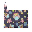 Owl-stars-pattern-background Premium Foldable Grocery Recycle Bag View4