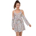 Seamless-pattern-with-cute-rabbit-character Boho Dress View1