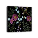 Embroidery-trend-floral-pattern-small-branches-herb-rose Mini Canvas 4  x 4  (Stretched) View1