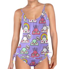 Cloud-seamless-pattern -- Tankini Set by pakminggu