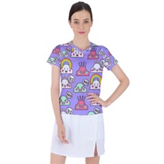 Cloud-seamless-pattern -- Women s Sports Top by pakminggu