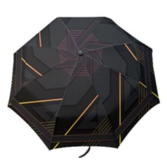 Gradient-geometric-shapes-dark-background Folding Umbrellas by pakminggu