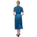 Abstract-classic-blue-background Keyhole Neckline Chiffon Dress View2