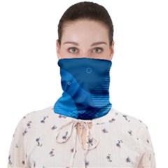 Abstract-classic-blue-background Face Covering Bandana (adult) by pakminggu