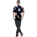 Cute-owl-doodles-with-moon-star-seamless-pattern Men s Polo Tee View2