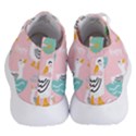 Cute Happy Duck Gift Card Design Seamless Pattern Template Women s Lightweight High Top Sneakers View4