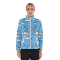 Sky Pattern Women s Bomber Jacket by pakminggu