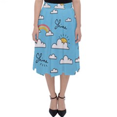 Sky Pattern Classic Midi Skirt by pakminggu