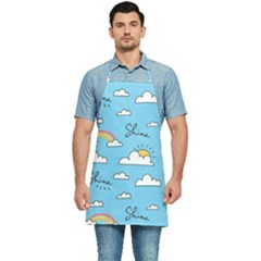 Sky Pattern Kitchen Apron by pakminggu