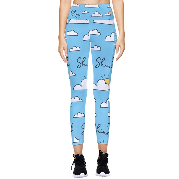 Sky Pattern Pocket Leggings 