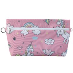 Cute-unicorn-seamless-pattern Handbag Organizer by pakminggu