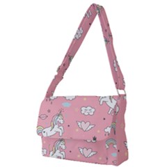 Cute-unicorn-seamless-pattern Full Print Messenger Bag (s) by pakminggu