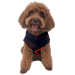 Gradient-geometric-shapes-dark-background-design Dog Sweater