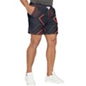 Gradient-geometric-shapes-dark-background-design Men s Runner Shorts View2