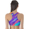 Multicolored-abstract-background Fitness Sports Bra View2