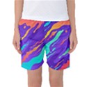 Multicolored-abstract-background Women s Basketball Shorts View1