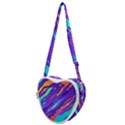 Multicolored-abstract-background Heart Shoulder Bag View1