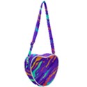 Multicolored-abstract-background Heart Shoulder Bag View2