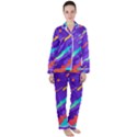 Multicolored-abstract-background Women s Long Sleeve Satin Pajamas Set	 View1