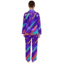 Multicolored-abstract-background Women s Long Sleeve Satin Pajamas Set	 View2