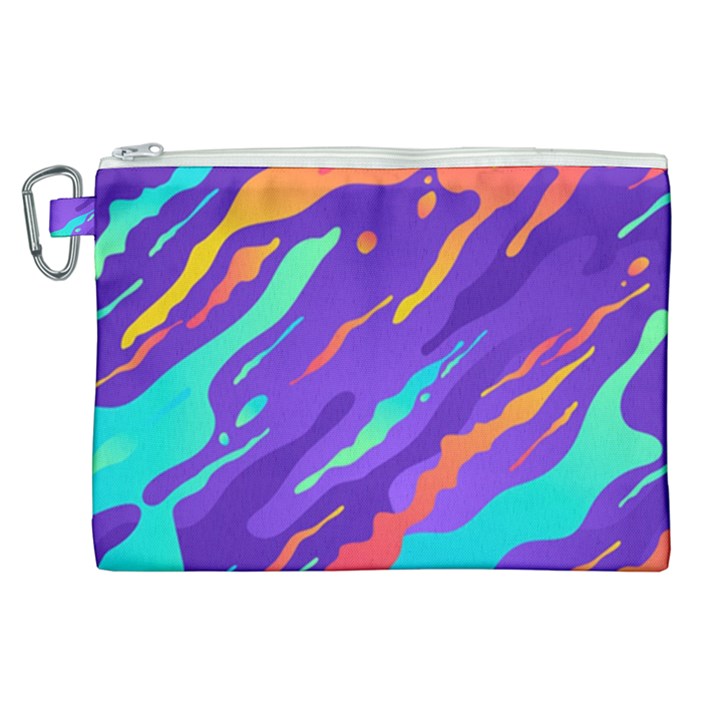 Multicolored-abstract-background Canvas Cosmetic Bag (XL)