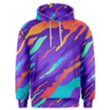 Multicolored-abstract-background Men s Overhead Hoodie View1