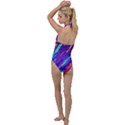 Multicolored-abstract-background Go with the Flow One Piece Swimsuit View2