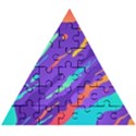 Multicolored-abstract-background Wooden Puzzle Triangle View1