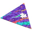 Multicolored-abstract-background Wooden Puzzle Triangle View2