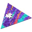 Multicolored-abstract-background Wooden Puzzle Triangle View3