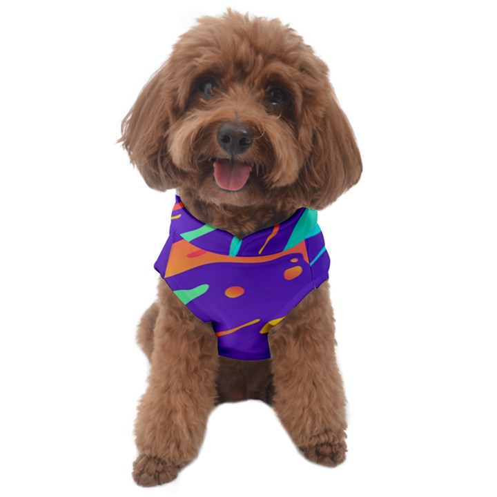 Multicolored-abstract-background Dog Sweater