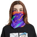 Multicolored-abstract-background Face Covering Bandana (Two Sides) View1