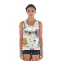 Forest-seamless-pattern-with-cute-owls Sport Tank Top  View1