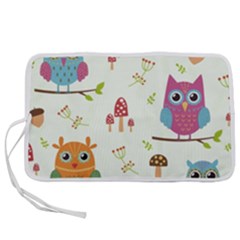 Forest-seamless-pattern-with-cute-owls Pen Storage Case (s) by pakminggu