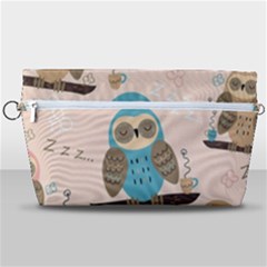 Seamless-pattern-owls-dream-cute-style-pajama-fabric Handbag Organizer