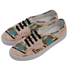 Seamless-pattern-owls-dream-cute-style-pajama-fabric Men s Classic Low Top Sneakers by pakminggu