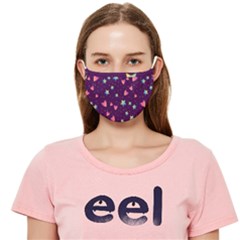 Colorful-stars-hearts-seamless-vector-pattern Cloth Face Mask (adult) by pakminggu