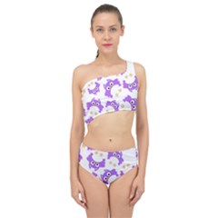 Purple-owl-pattern-background Spliced Up Two Piece Swimsuit by pakminggu