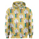 Smile-cloud-rainbow-pattern-yellow Men s Core Hoodie View1