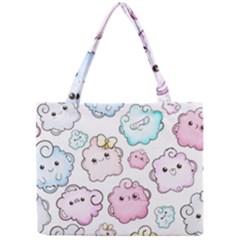 Cute-doodle-cartoon-seamless-pattern Mini Tote Bag by pakminggu