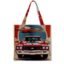 Car Vehicle Vintage Automobile Zipper Grocery Tote Bag View2