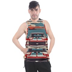 Car Vehicle Vintage Automobile Men s Sleeveless Hoodie by Ravend