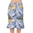 Nature Mountains Landscape Forest Short Mermaid Skirt View1