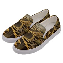 Landscape Mountains Forest Trees Nature Men s Canvas Slip Ons by Ravend