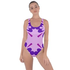 Pink And Purple Flowers Pattern Bring Sexy Back Swimsuit by shoopshirt