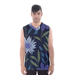 Abstract Floral- Ultra-stead Pantone Fabric Men s Basketball Tank Top by shoopshirt