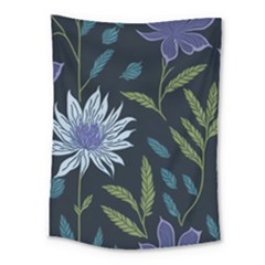 Abstract Floral- Ultra-stead Pantone Fabric Medium Tapestry by shoopshirt