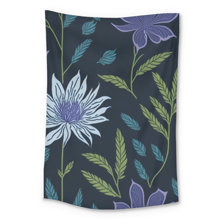 Abstract Floral- Ultra-stead Pantone Fabric Large Tapestry